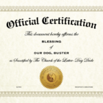 Official Certification