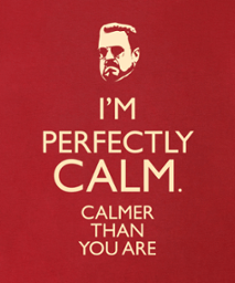 im perfectly calm
